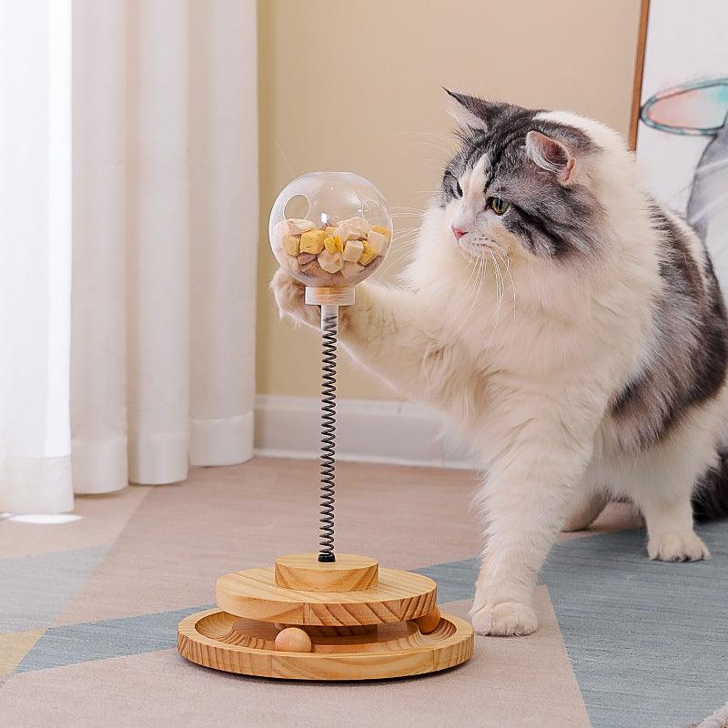 Interactive Cat Treat Dispenser: Engage, Entertain, And Reward Your Feline Friend