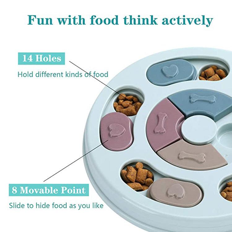 Interactive Dog Puzzle Feeding Bowl: Engage Your Pup's Mind And Taste Buds