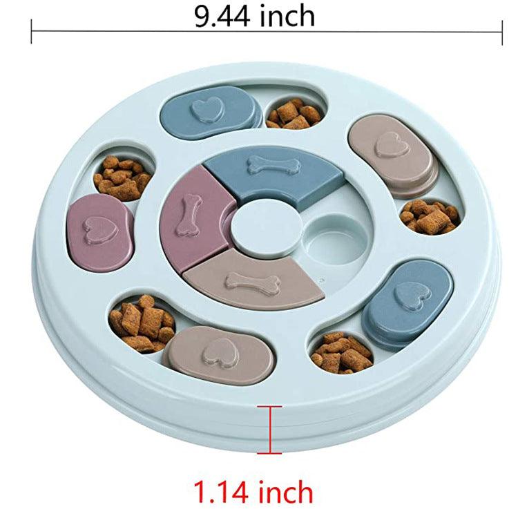 Interactive Dog Puzzle Feeding Bowl: Engage Your Pup's Mind And Taste Buds
