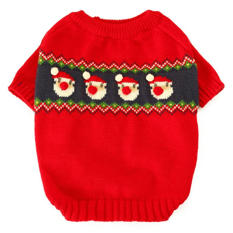 Festive Pet Sweater: Cozy Christmas Delight