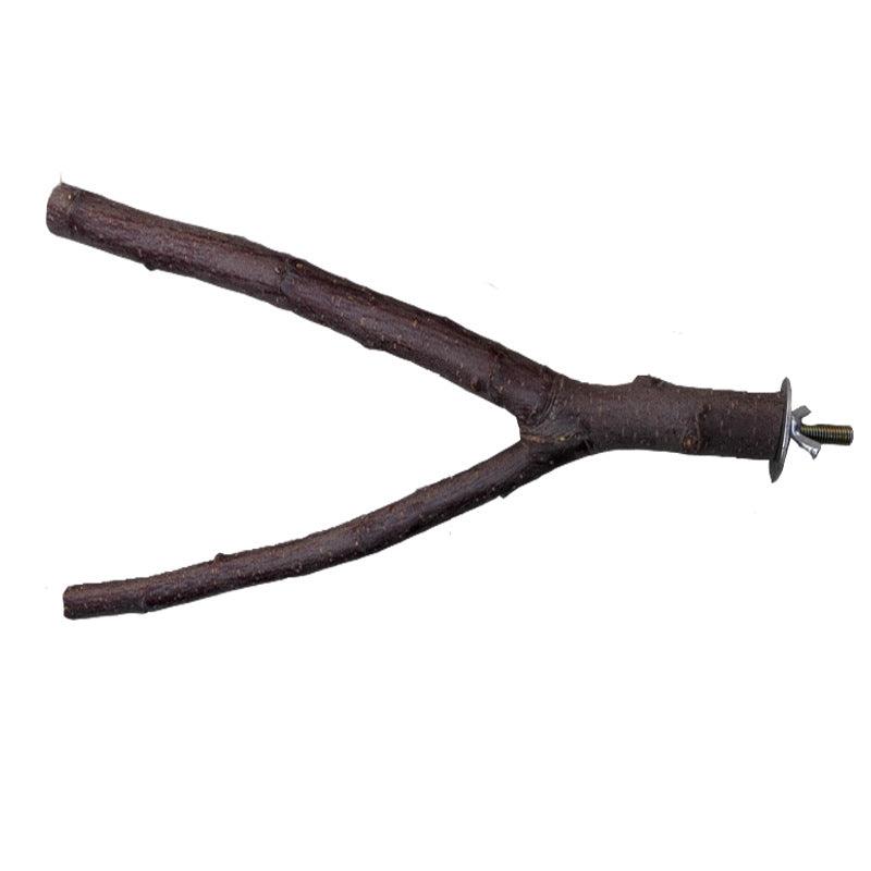 Rattan Ring Bird Cage Chewing Toy With Standing Frame - Natural Apple Branch Braided Ring For Birds