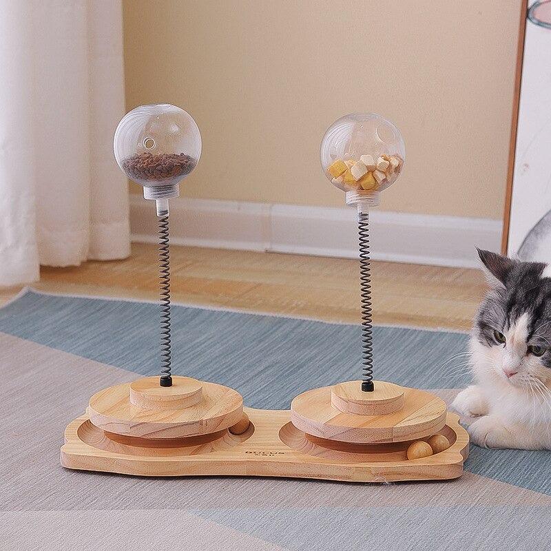 Interactive Cat Treat Dispenser: Engage, Entertain, And Reward Your Feline Friend