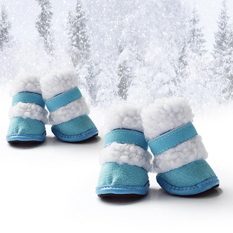 Cozypaws - Stylish Lamb Wool Pet Shoes For Winter