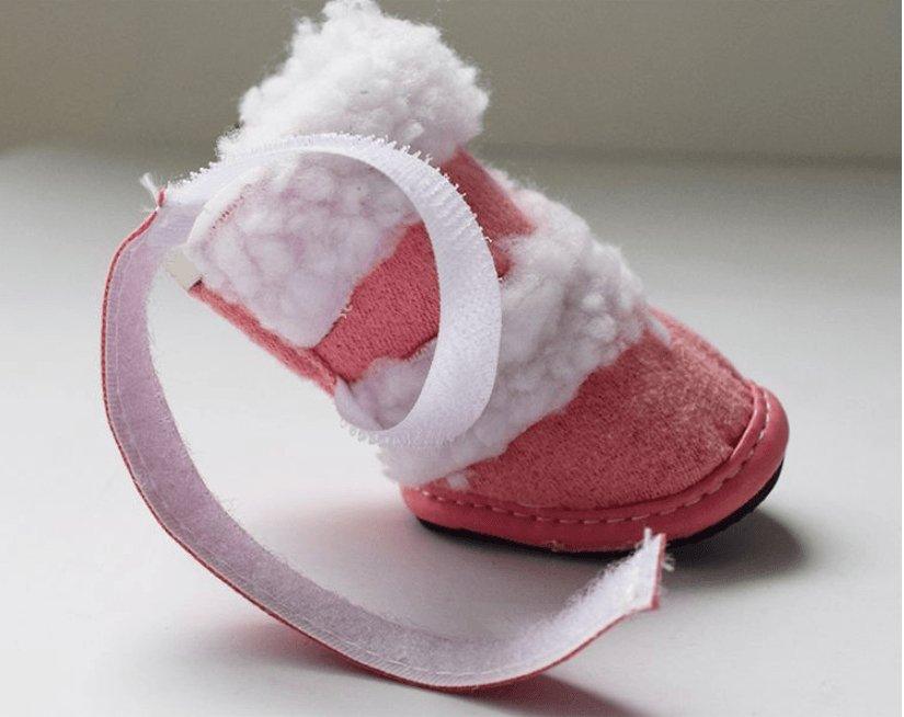 Cozypaws - Stylish Lamb Wool Pet Shoes For Winter